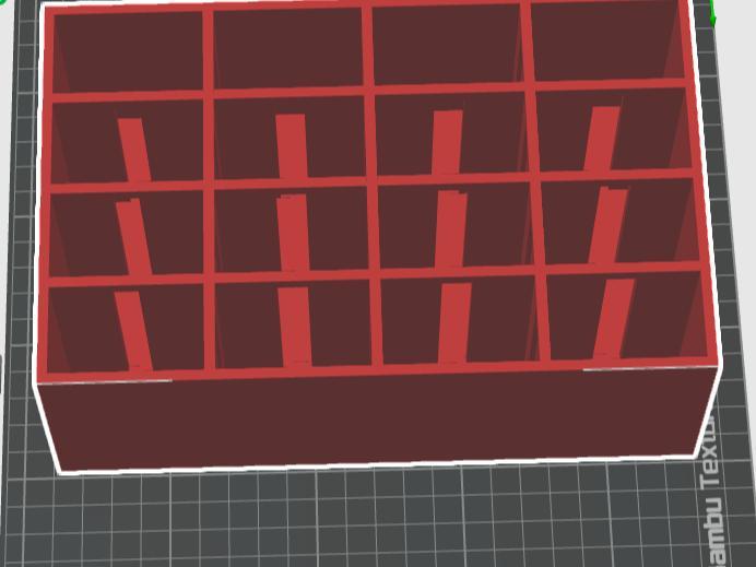 Electronic component storage box organizer for electronic component storage, suitable for classified arrangement and use for repair components
