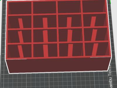 Electronic component storage box organizer for electronic component storage, suitable for classified arrangement and use for repair components