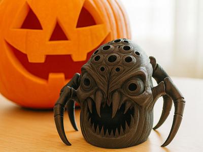 Scary Spider Head Halloween lantern