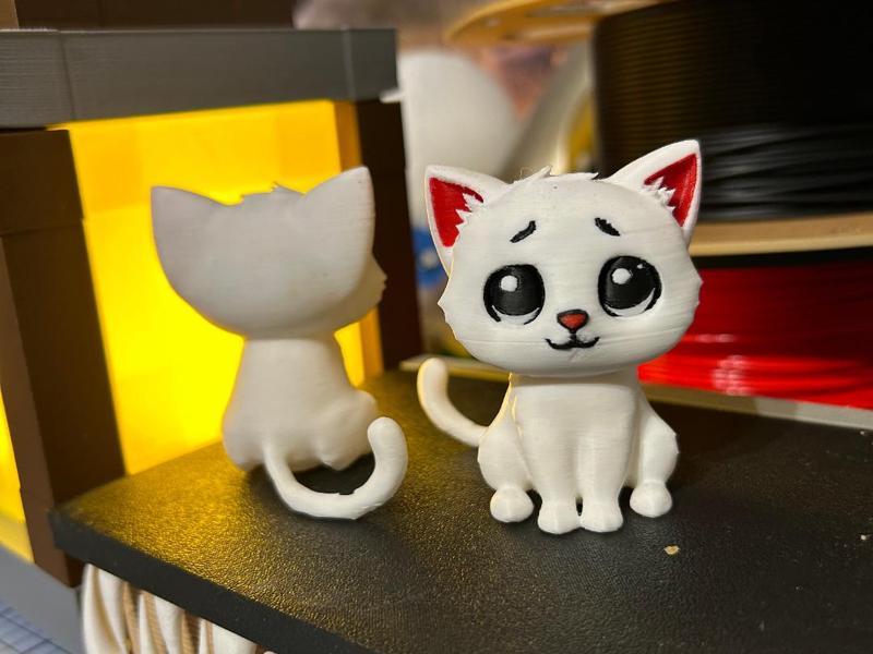 Cute Cat Figurine