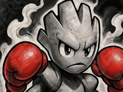 200x400 Hitmonchan Hueforge
