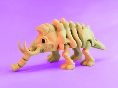 Skeletal Articulated Mammoth
