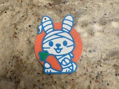 Bunny Mummy Keychain