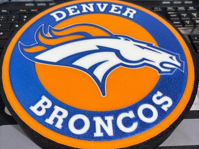 denver broncos light box