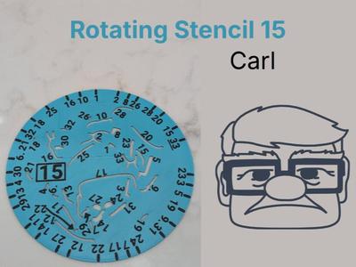Stencil Spin 15 Carl