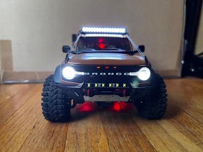 TRX4m Bronco Grille LED, Assembly in description 