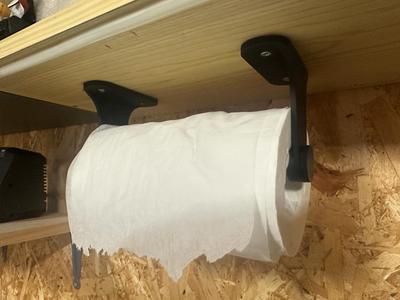 Under-Shelf Paper Towel Holder