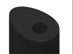 8mm Hex Shaft Hole - Gobilda - Rev - FTC