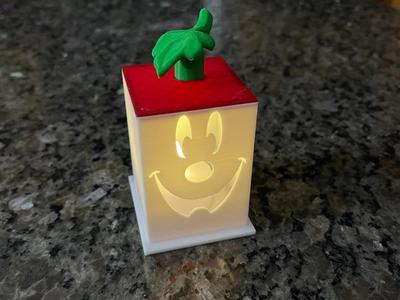 Mickey Mouse Mini Halloween Lantern - Large Face