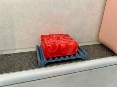 Soap Dish for Narrow Shelves (50x80 mm)