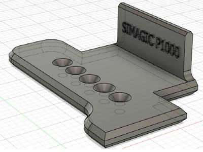Simagic P1000 Long Throttle with Foot Rest
