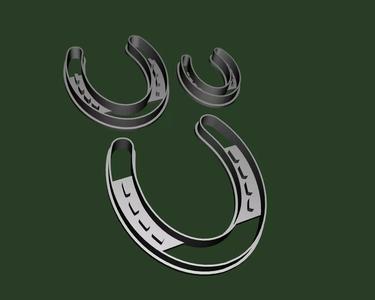 Horseshoes Cookie Cutter Set