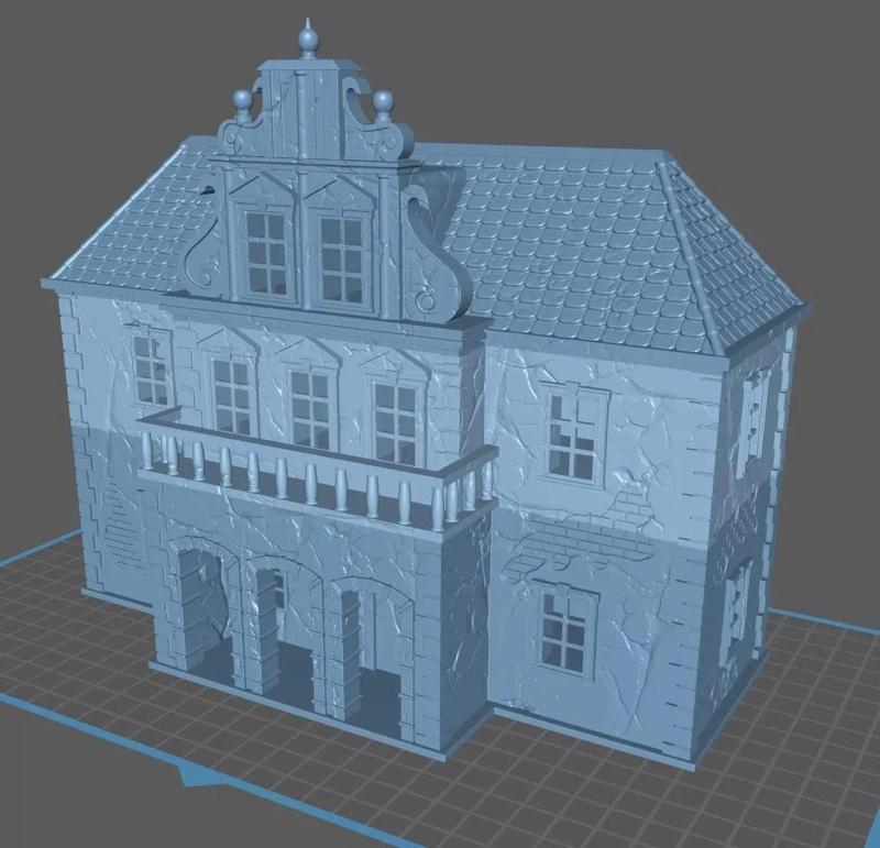 4-part Gothic Mansion