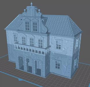 4-part Gothic Mansion