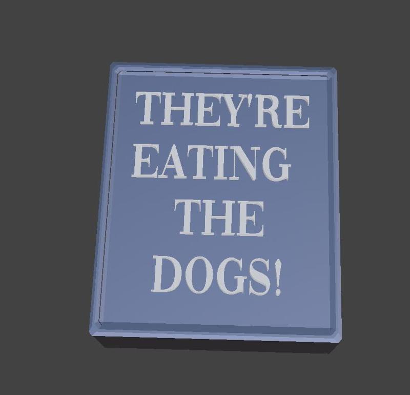They're eating the dogs Trump Harris election debate