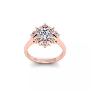 Woman Engagement Ring 3d Model and Render 51