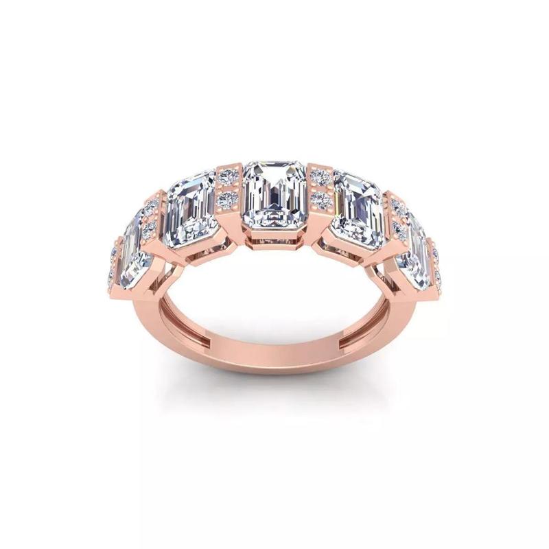 Woman Engagement Ring 3d Model and Render 22