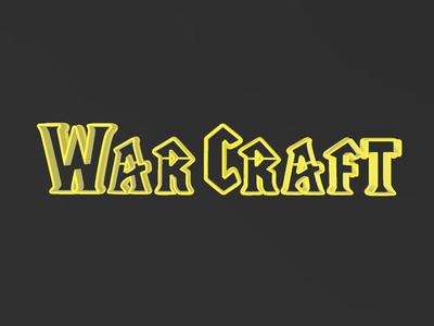 War Craft, set of letters 40mm