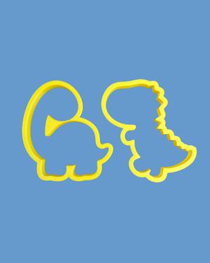 Dinos baby cookie cutters