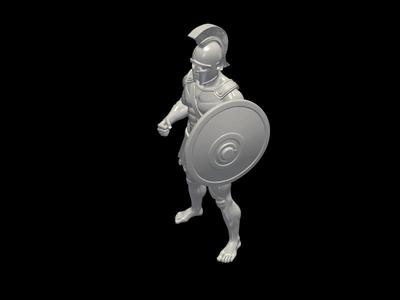 Spartan Warrior Sculpture - Ancient Greece 3D Print