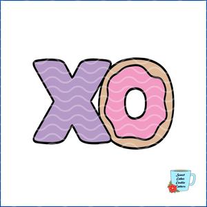 XO Cookie Cutter - Valentine - 8 STL Cookie cutter files