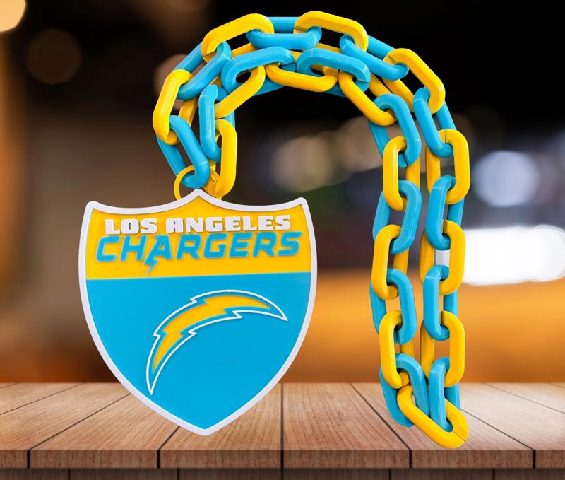 LOS ANGELES CHARGERS NFL SHIELD CHAIN