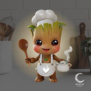 Groot Chef - The cutest and tastiest version of the most lovable guardian