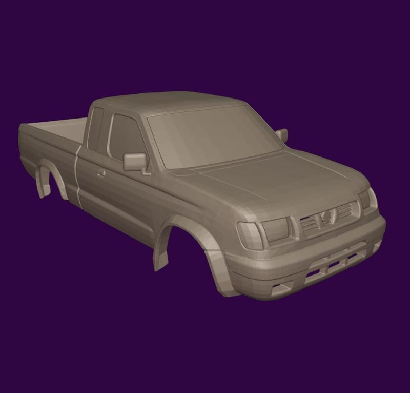 RC CAR 2001 D22 NAVARA NISSAN 3D PRINT STL