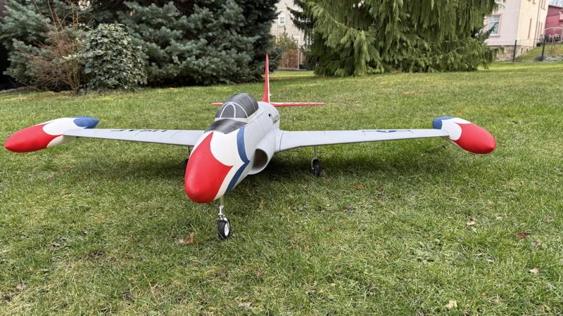 RC T-33 SHOOTING STAR 90MM EDF IMPELLER JET 1/6 SCALE