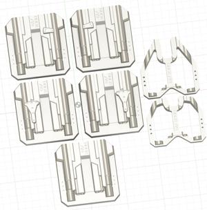 G17/22/31/47/49 W/ X300 VACUUM HOLSTER SPLIT MOLD