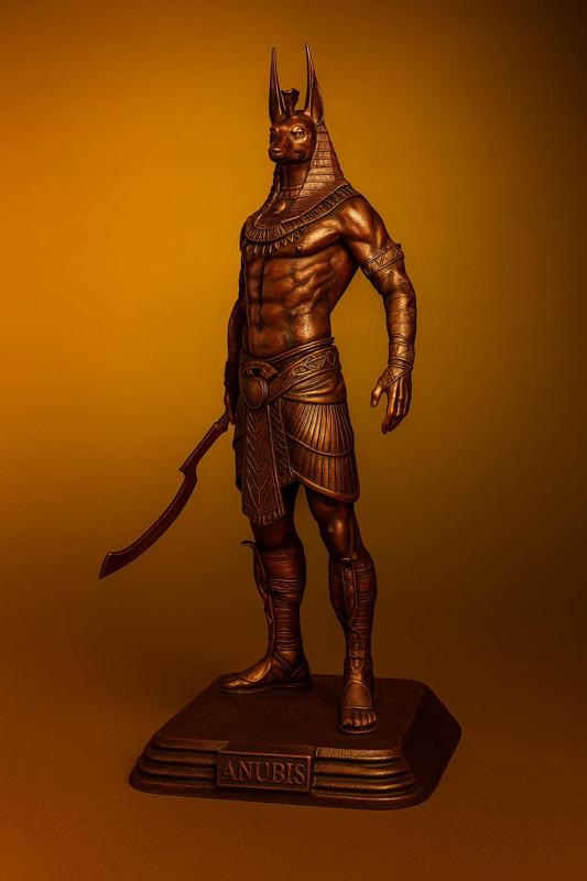 Anubis - Egyptian God of the Dead Statue STL