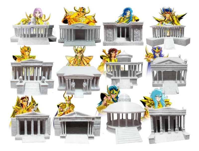 Saint Seiya - Sanctuary Collection: 12 Zodiac Temples, Clock Tower & Pope’s Hall (Patriarch’s Temple)