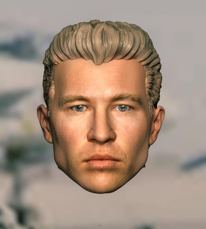 1/6 1/12 Top Gun LT Tom "Iceman" Kazansky Val Kilmer head headsculpt