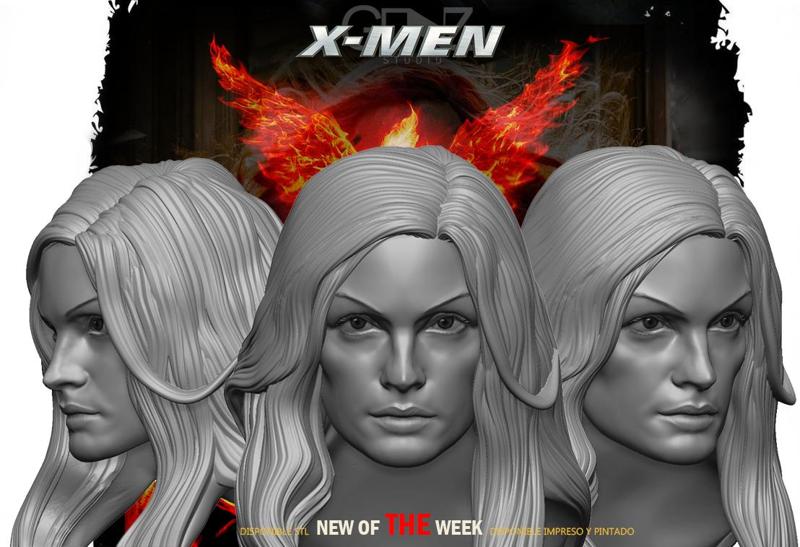 JEAN GREY XMEN HEAD / FAMKE JANSSEN / FENIX