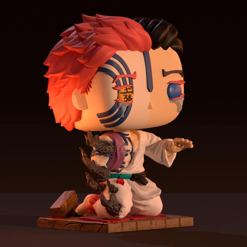 Akaza - Hakuji Funko | Demon slayer