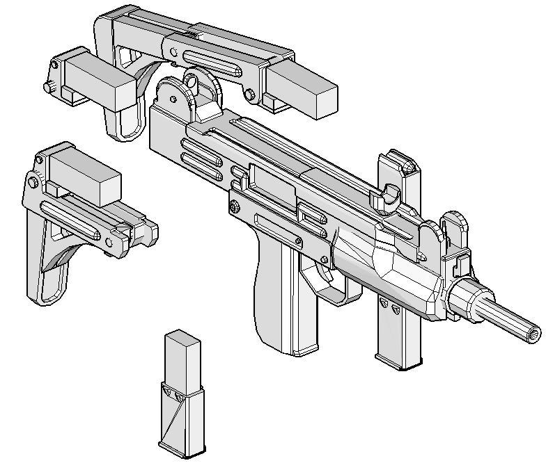1/12 Walther UZI for figma