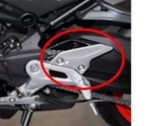 450SR pedal side spoiler