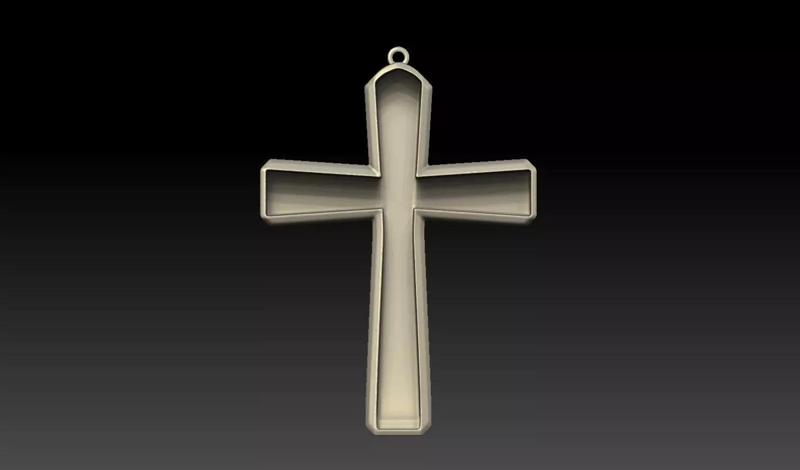 Cross Pendant 3 d Print