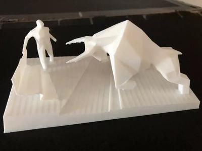 bullfighter statue