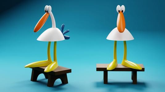Antivol, the bird that wanted to fly but was afraid of heights - L'île aux enfants FAN ART