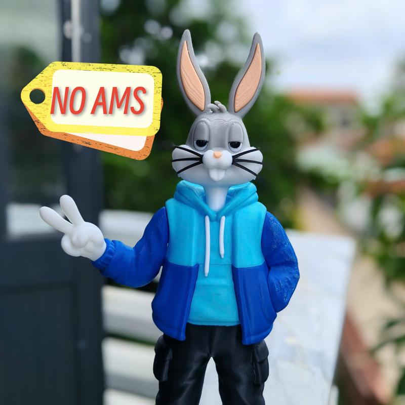 Bugs bunny urban vibes Fan art (no ams-multiparts/3mf)