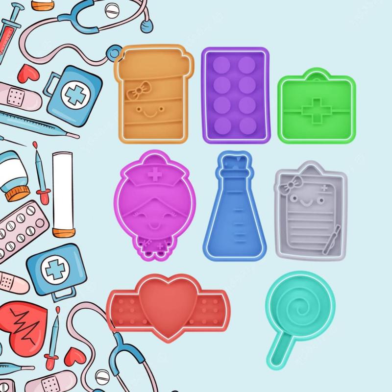 COOKIE CUTTER kit nursing set of 8