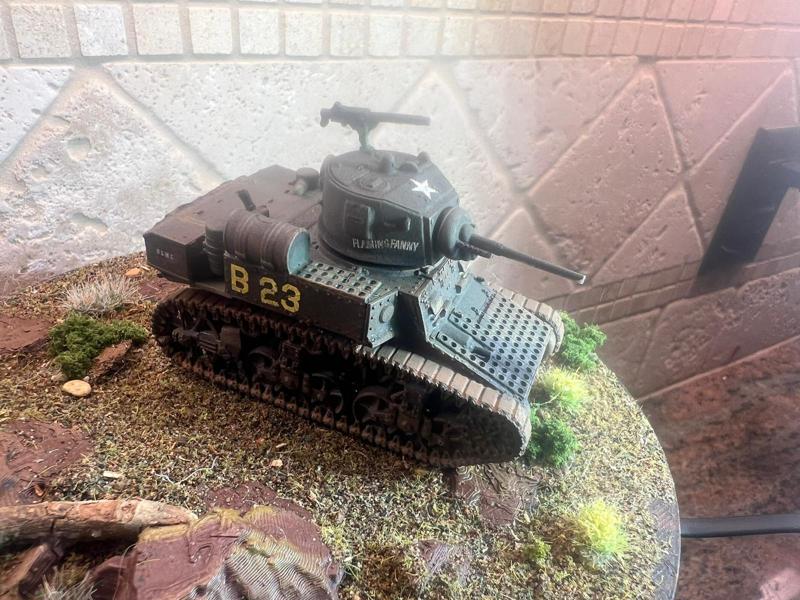 M3A1 Stuart with hull-mounted flamethrower (US, WW2)