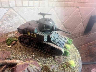 M3A1 Stuart with hull-mounted flamethrower (US, WW2)