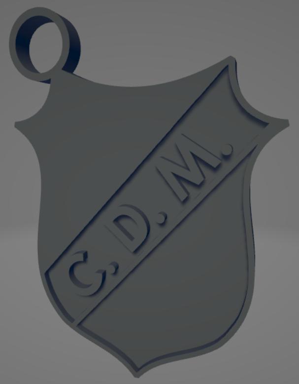 Llavero bicolor del Club Deportivo Maipú