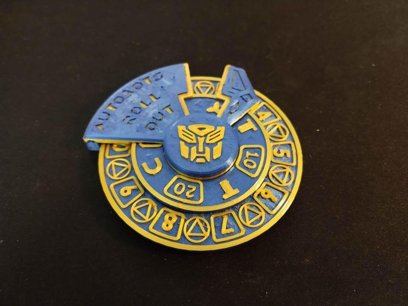 Transformers TCG Life Counter Autobot.