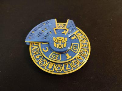 Transformers TCG Life Counter Autobot.