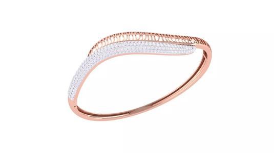 Ultra Vision Mesh Wire Women Light wt Diamond Bracelet 3dm