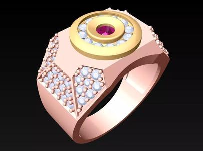 Diamond Ring - Mens Rings - N567