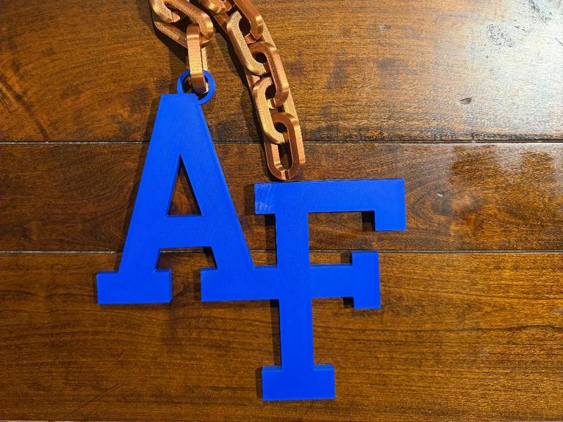 Air Force Falcons Oversized Necklace Logo